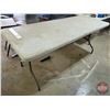 Image 2 : Folding Plastic Table (29"H x 72"W x 30"D)