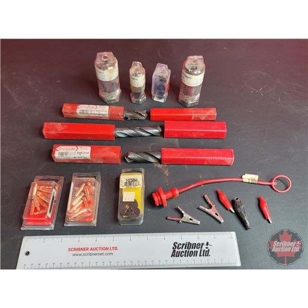 Grouping: Drill Bits; Hougen Cutter Bits; MIG Welder Tips; etc!