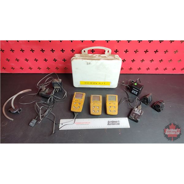 First Aid Kit & Gas Alert Monitors (3)