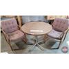Image 1 : Table & 2 Chairs (Table Measures: 30"H x 36"Dia)