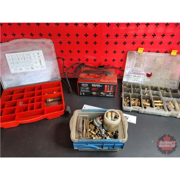 Grouping: Century Battery Charger & Air Brake Fittings