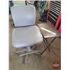 Image 1 : Adjustable Rolling Padded Chair with Footrest & TV Table