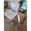 Image 2 : Adjustable Rolling Padded Chair with Footrest & TV Table