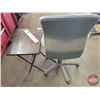 Image 3 : Adjustable Rolling Padded Chair with Footrest & TV Table