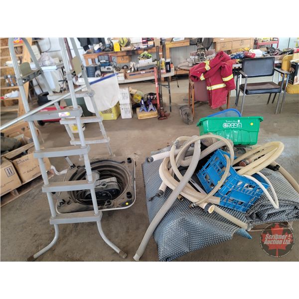 Grouping : Above ground Pool Items (Filters; Pumps; Ladder; Pool Blanket; etc)