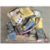 Image 3 : Grouping: Delco Remy Reman Generator/Alternator; Oversize Load Sign; Seat Covers; Joist Hangers; Tar