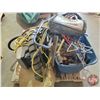 Image 3 : Grouping: Microwave; Limb Saw; Screw-In Tie Down Stakes; Circular Saw; Rope; VHS Movies; DVD's; Carg