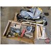 Image 2 : Pallet Lot ~ Grouping : Load Flags; Rain Suit; Peterbilt Steering Wheel; Chrome Light Bezels; Sirius