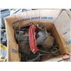 Image 11 : Pallet Lot ~ Grouping: Stock Tank De-icers; Tarp Straps; Worklights; Electric Motors; Bundle of Brow