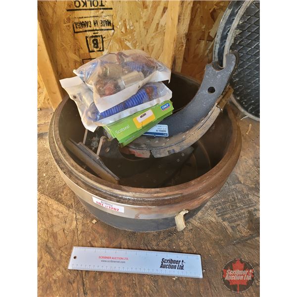 Brake Drum, Brake Shoes, Springs, etc