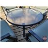 Image 3 : Patio Furniture Grouping : Chairs (4) & Glass Top Round Table (40"Dia)