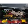 Image 7 : Combo : 4 Portable Tool Boxes with Tools & Cordless Drill (7.2V)