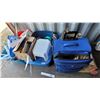 Image 1 : Grouping ~ Household Items (Five Totes) : Recipe Books; Décor; Serving Bowls; Lamps; Blankets; etc!