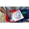Image 3 : Grouping ~ Household Items (Five Totes) : Recipe Books; Décor; Serving Bowls; Lamps; Blankets; etc!