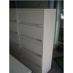Storwal 5 Drawer Lateral File Cabinet