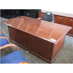 Traditional Executive Desk & Credenza
