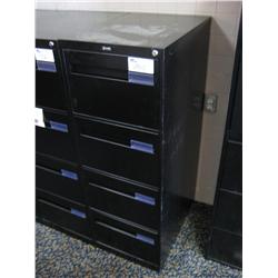 Global Black 4 Drawer Legal File Cabinet