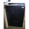 Image 1 : Black 4  Drawer Legal File Cabinet