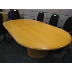 Maple 10' Racetrack Boardroom Table