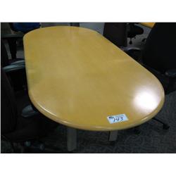 Maple 6' Racetrack Boardroom Table