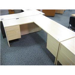 Maple L-shape Desk