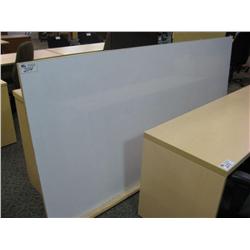 8' White Board With Maple Pen Tray