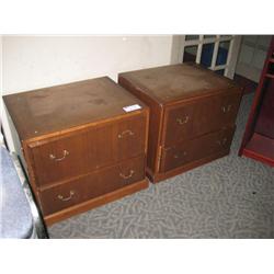 2 Traditional 2 Drawer Lateral Files