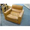 Image 2 : Tan Leather Reception Sofa & Chair