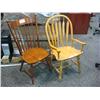 Image 1 : 3 Wooden Chairs