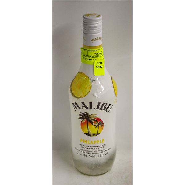 MALIBU PINEAPPLE CARIBBEAN RUM 750ML 12%