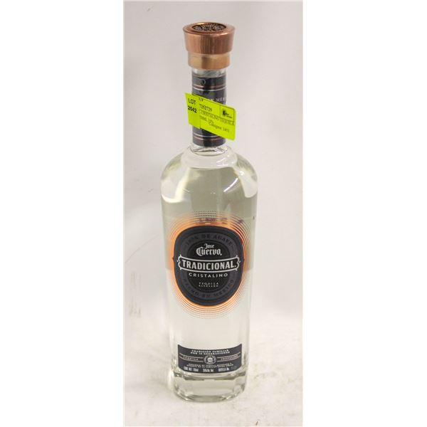 TRADICIONAL CRISTALINO TEQUILA RESPOSADO 750ML 35%