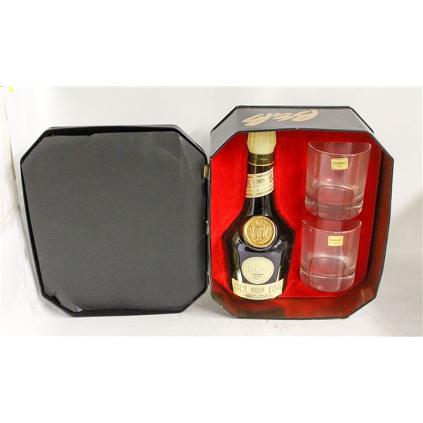 DOM BENEDICTINE & BRANDY 375ML BOX SET LIQUEUR