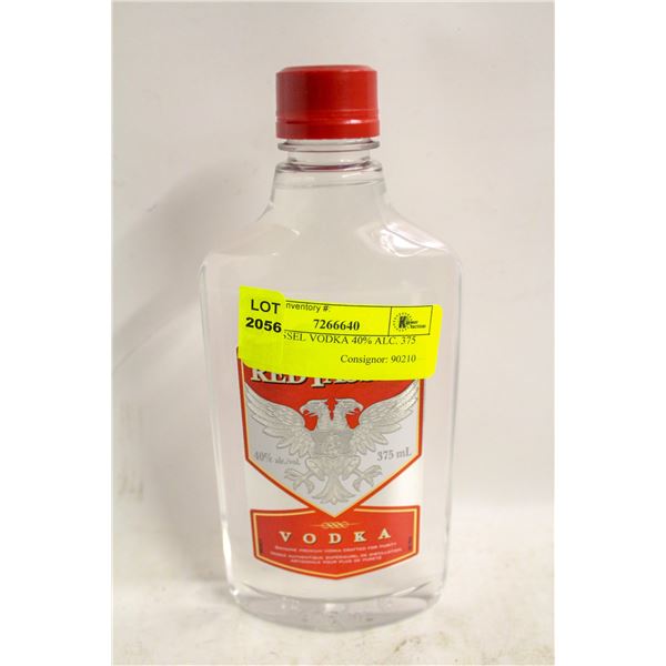 RED TASSEL VODKA 40% ALC. 375 ML