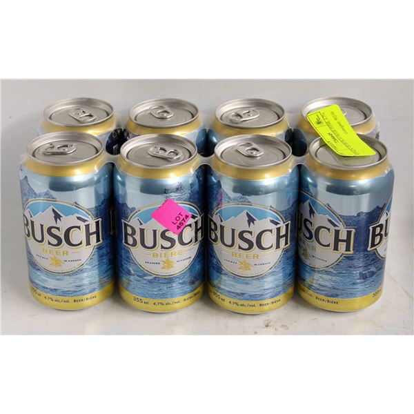 8 PACK OF BUSCH BEER 355ML 4.7%