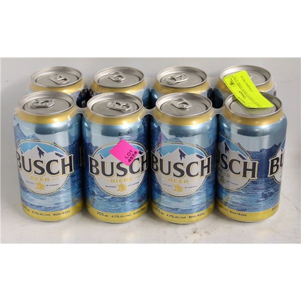 8 PACK OF BUSCH BEER 355ML 4.7%
