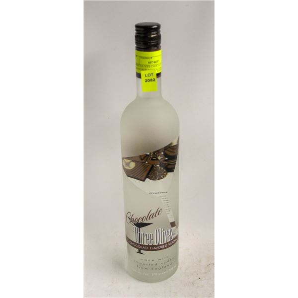 THREE OLIVES CHOCOLATE FLAVOURED VODKA 750ML 35%