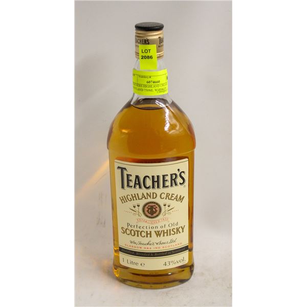 TEACHER'S HIGHLAND CREAM SCOTLAND 750ML WHISKEY