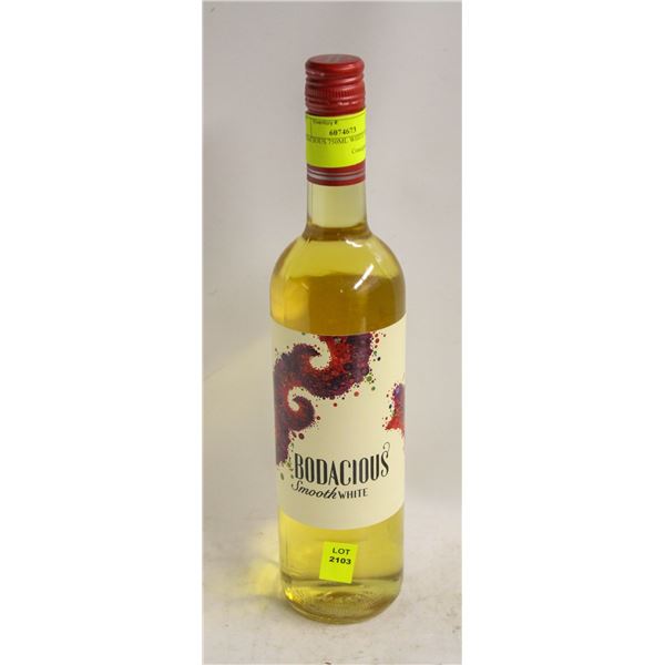 BODACIOUS 750ML SMOOTH WHITE WINE 12% ALCOHOL