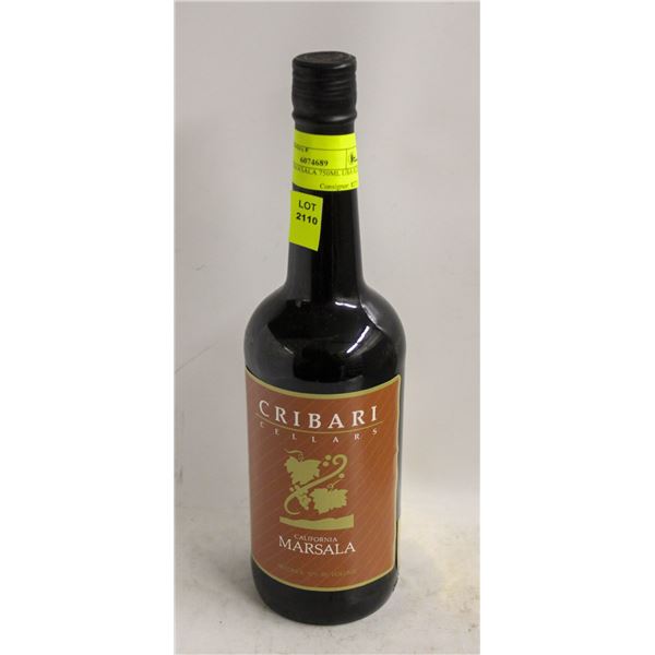 CRIBARI MARSALA 750ML USA RED WINE 17% ALCOHOL