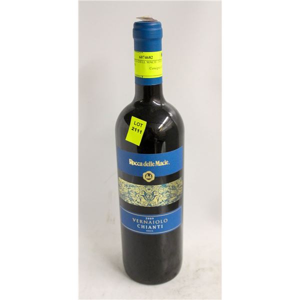 2009 ROCCA DELLE MACIE 750ML RED CHIANTI 13% ALC