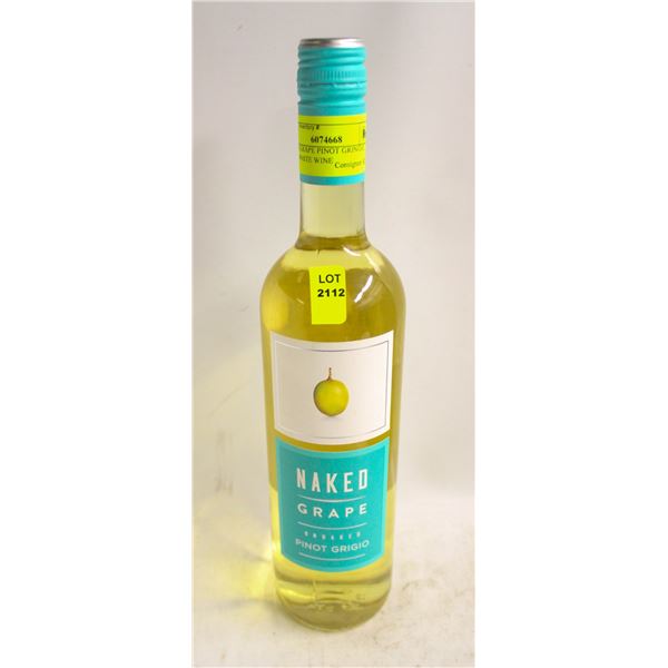 NAKED GRAPE PINOT GRIGIO 750ML 12%