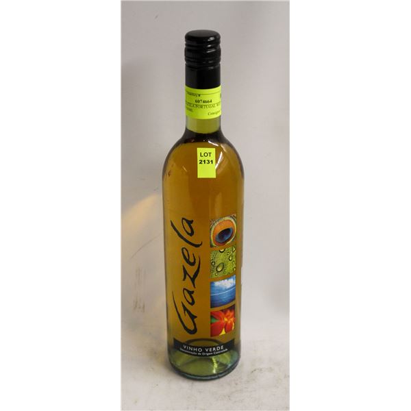 2008 GAZELA PORTUGAL WHITE WINE 750ML 9% ALCOHOL