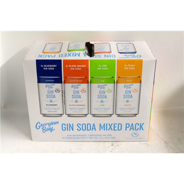 12PK GEORGIAN BAY GIN SMASH MIXED PACK; ORIGINAL