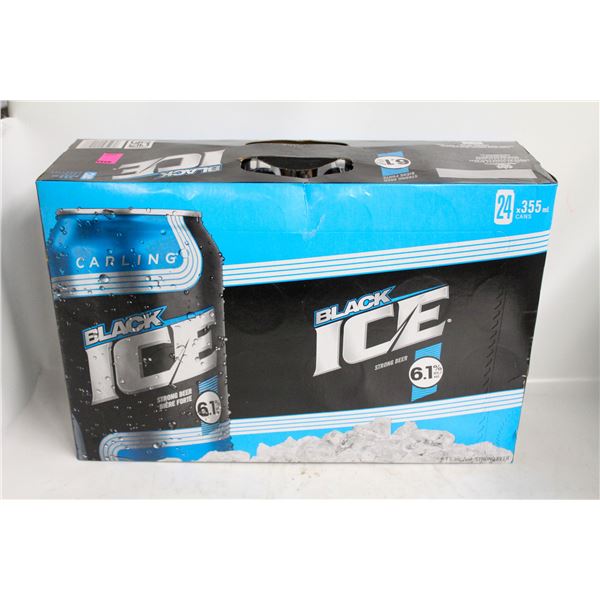 24PK CANS;BLACK ICE BEER 355ML 6.1%