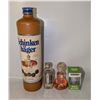 Image 1 : 0.7L SCHINKEN HAGER 38% ALCOHOL+50ML ICEBERG GOLD