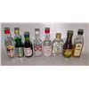Image 1 : 8 ASSORTED MINI LIQUOR BOTTLES
