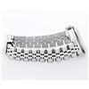 Image 3 : Rolex Ladies Quickset Stainless Steel White Roman Stainless Steel Diamond Bezel