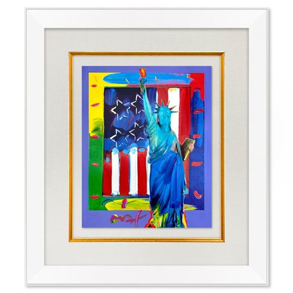 Full Liberty with Flag by Peter Max