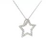 Image 2 : 14kt WG Star Pendant with chain