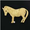 Image 2 : Craig Drake 18K Yellow Gold Ruby & Diamond Detailed Textured Zebra Brooch Pin